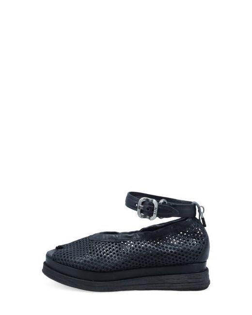 A.s.98 Blue Lander Ankle Strap Sandal