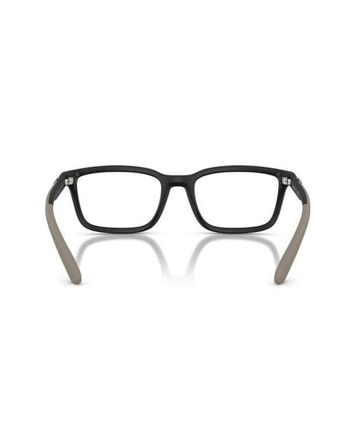 Emporio Armani Multicolor 56Mm Rectangle Optical Glasses for men
