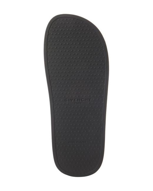 Givenchy Black Logo Slide Sandal for men