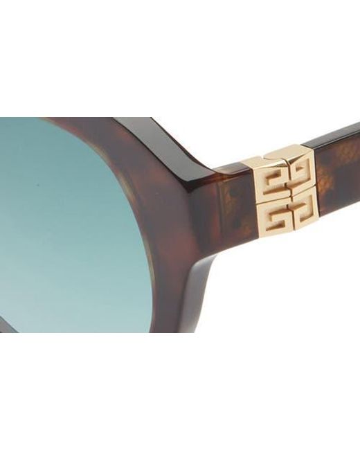 Givenchy Multicolor 4G Gradient Round Sunglasses