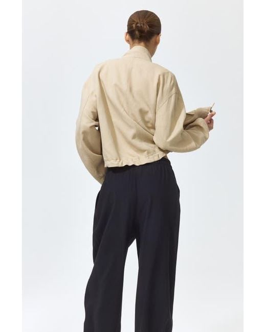 H&M Black Barrel Drawstring Trousers