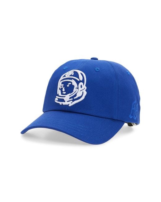 BBCICECREAM Blue Helmet Embroidered Adjustable Baseball Cap for men