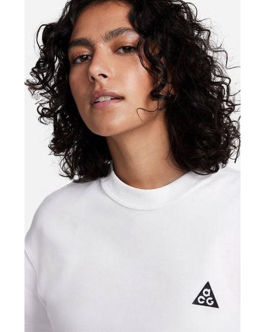 Nike White Acg Dri-fit Adv Oversize T-shirt