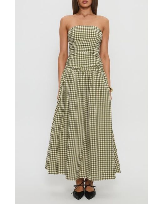 strapless open back dress Princess Polly main image 0