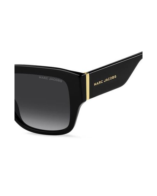 Marc Jacobs Black 55Mm Gradient Square Sunglasses for men