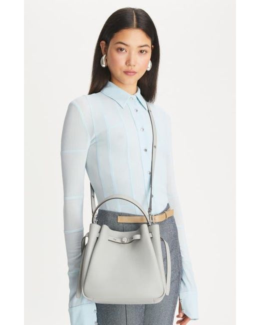 ★TORY BURCH★ROMY BUCKET BAG★light granite 166982-021 Romy Bucket Bag, Light Granite | Tory Burch KSA