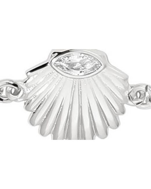 Ettika White Santorini Shell Anklet
