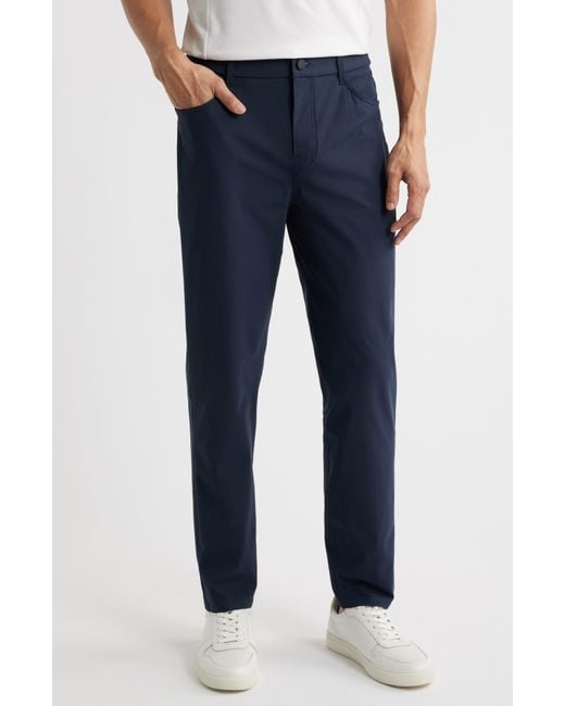 Zella Blue Driver Slim Fit Five Pocket Pants for men