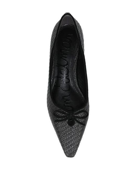 Sam Edelman Black Esmira 2 Bow Flat