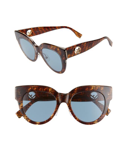 Fendi Multicolor 51mm Sunglasses