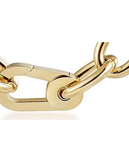 Jane Basch Metallic Bead & Link Necklace