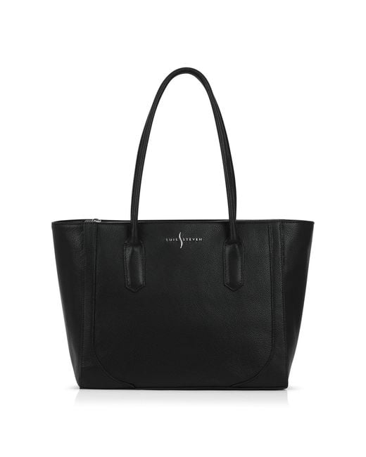 Luis Steven Black Medium Tote Pro