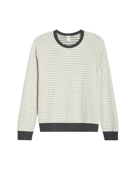 Marine Layer White Reversible Raglan Sleeve Top