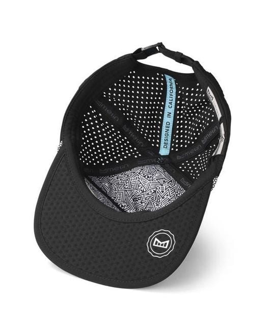 Melin Black Coronado Packable Hydro Snapback Ball Cap for men