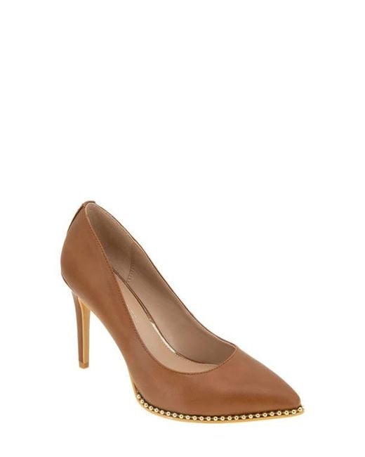 BCBGMAXAZRIA Brown Hawti Pointed Toe Pump