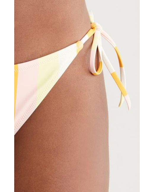 Solid & Striped Brown The Iris Side Tie Bikini Bottoms