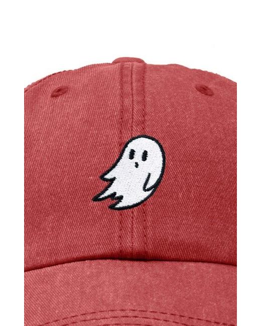 Alix Red Ghost Dad Hat