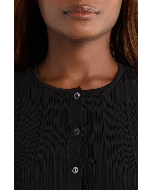 PAIGE Blue Leira Button Front Sweater Tank