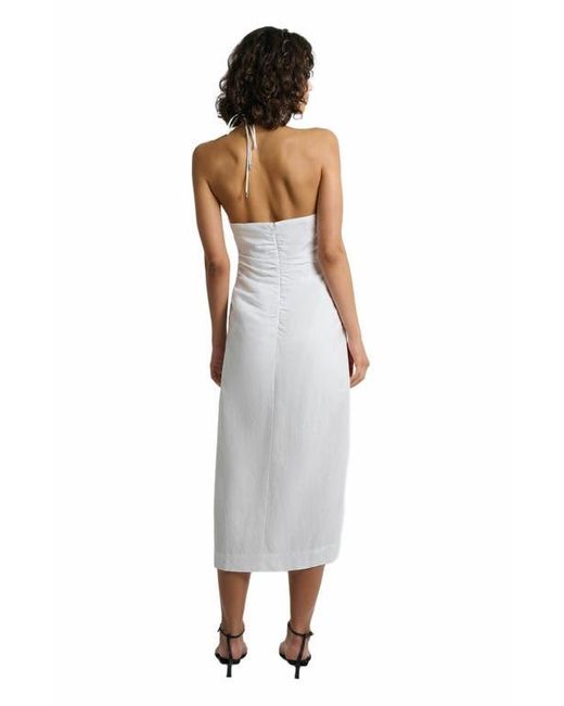 chinese dress ladies Onia Air Linen Button-Down Maxi Dress S