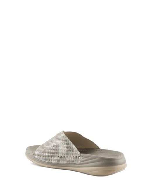 Flexus by Spring Step Gray Brewer Slide Sandal