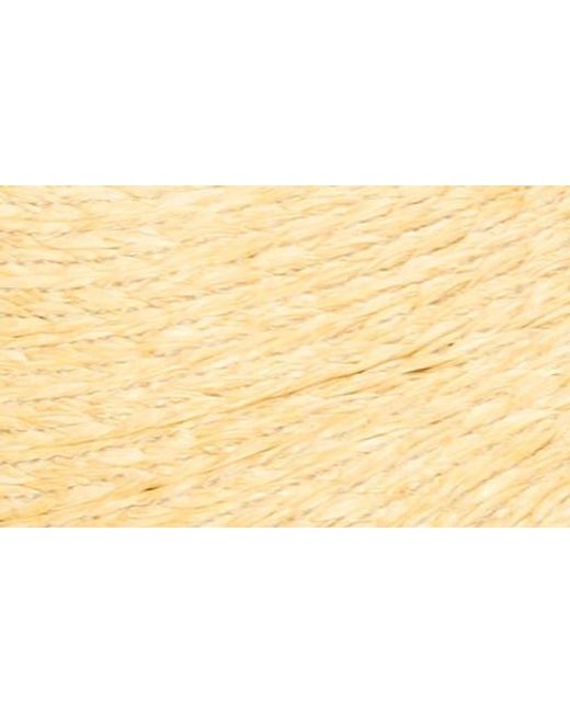 Staud Natural Alba Raffia Ballet Flat