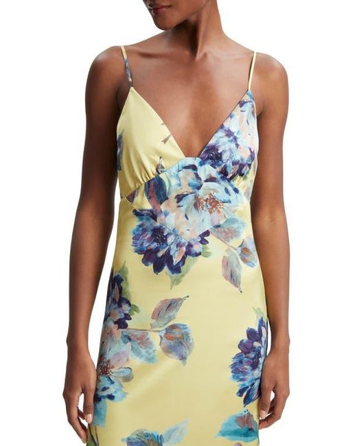 Bardot Multicolor Wintour Floral Print Satin Dress