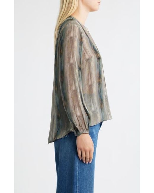 Apny Green Printed Top
