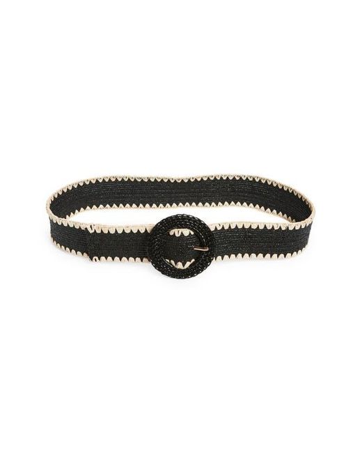 Treasure & Bond Black Sage Stretch Woven Belt