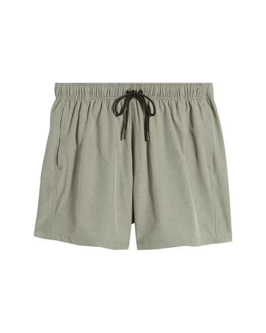 Boardies Green Stretch Repreve Recycled Polyester Swim Trunks for men