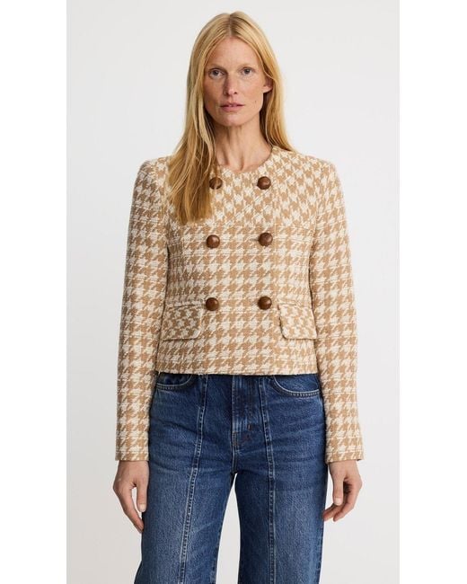 Smythe Blue Collarless Db Mini Jacket