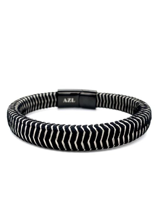 Anna Zuckerman Black Volt Cable Bracelet for men