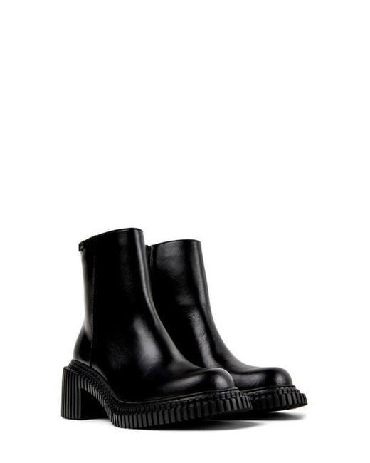 Camper Black Pix London Zip Boot