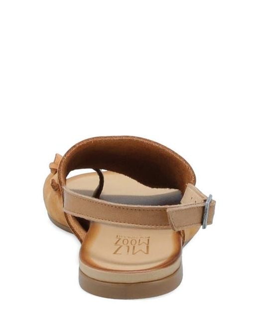 Miz Mooz Natural Rian Toe Loop Sandal