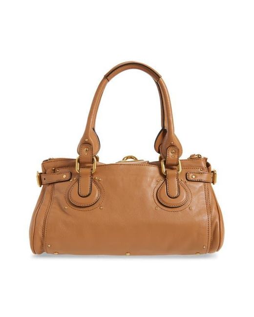 Chloé Brown Paddington Leather Satchel