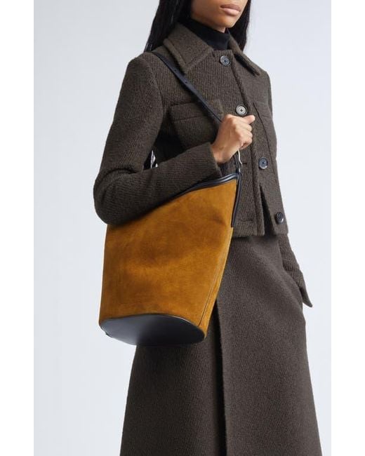 Proenza Schouler Brown Brant Suede Bucket Bag