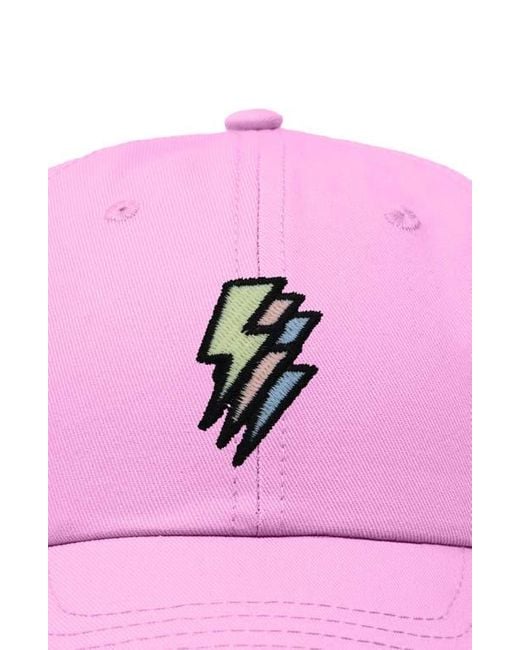 Alix Pink Lightning Cap for men