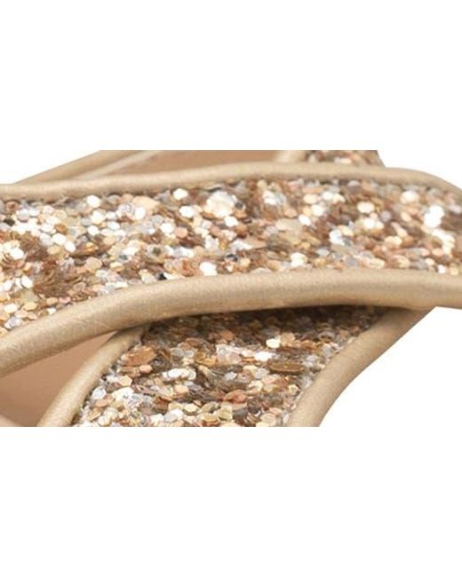 Touch Ups Metallic Jemma Ankle Strap Platform Sandal