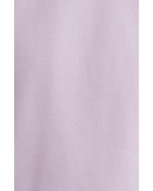Boss Purple Pallas Cotton Polo for men