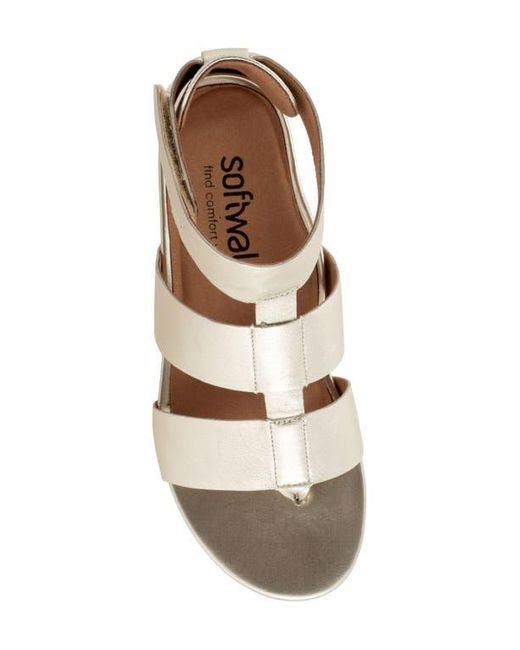 Softwalk® Natural Cabo Gladiator Sandal