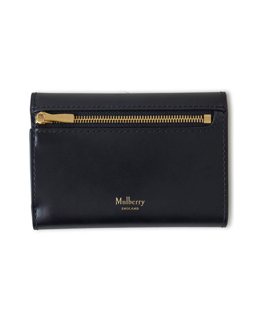 Mulberry Gray Pimlico Leather Compact Wallet