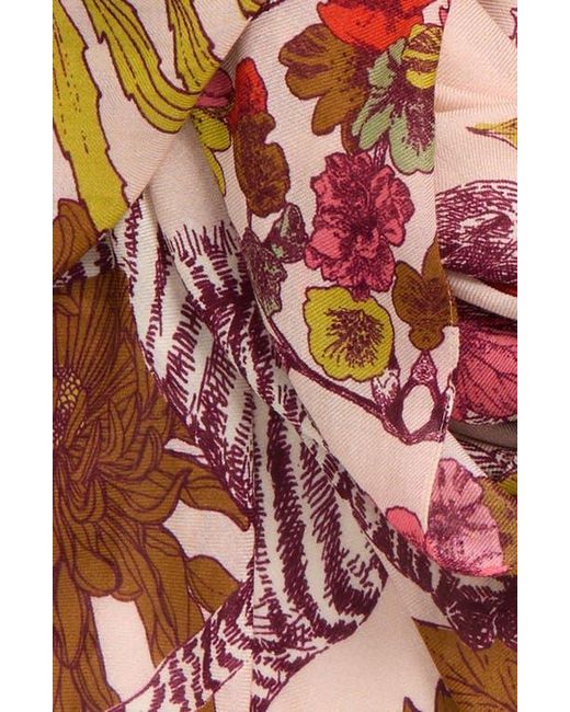 Echo Red Central Park Square Scarf