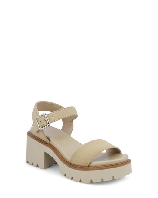 MIA Metallic Savy Ankle Strap Platform Sandal