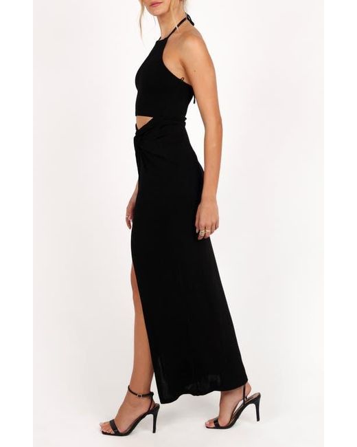 Petal & Pup Scarlette Halter Dress in Black | Lyst Petal & Pup Scarlette Halter Dress in Black | Lyst