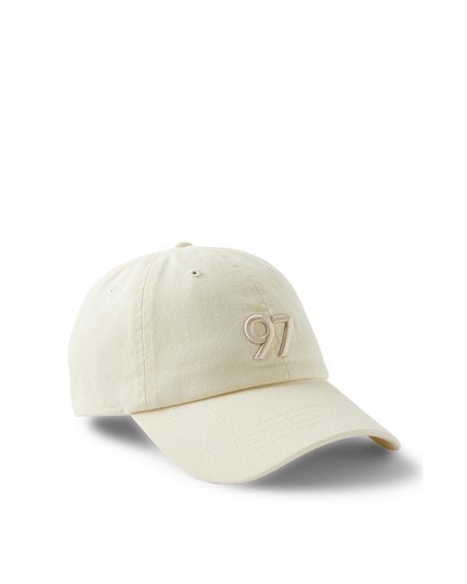 Cotton On White Active Graphic Cap