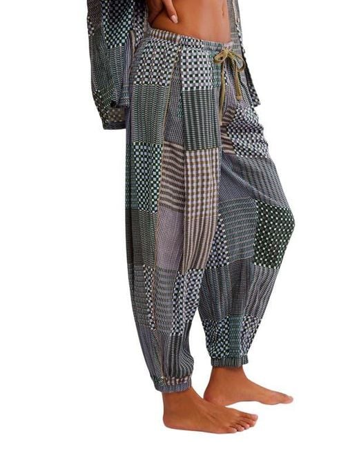 Free People Gray Night After Night Pajama Pants