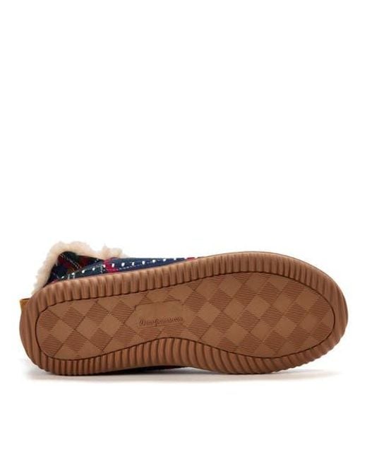 Dearfoams Blue Brixen Bootie Slipper for men