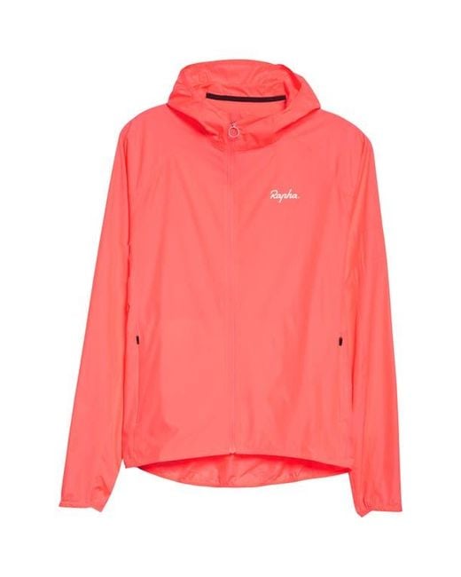 Rapha Red Commuter Lightweight Packable Hooded Jacket for men