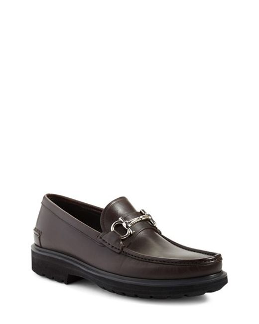 Ferragamo 'glasgow' Bit Loafer in Black for Men (HICKORY) Lyst