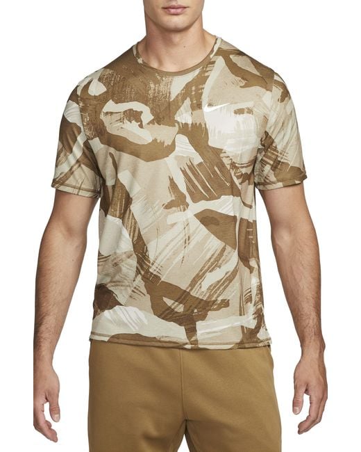 brown dri fit shirt
