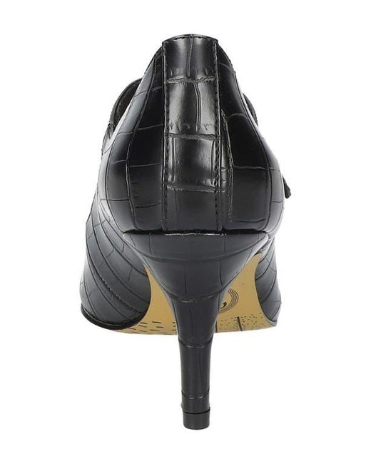 Bella Vita Black Lainey Pointed Toe Pump